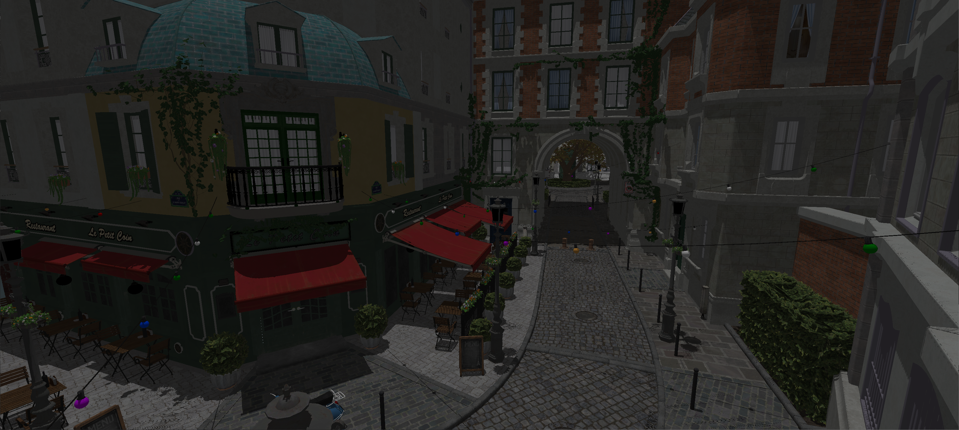 Final Result: Bistro Exterior