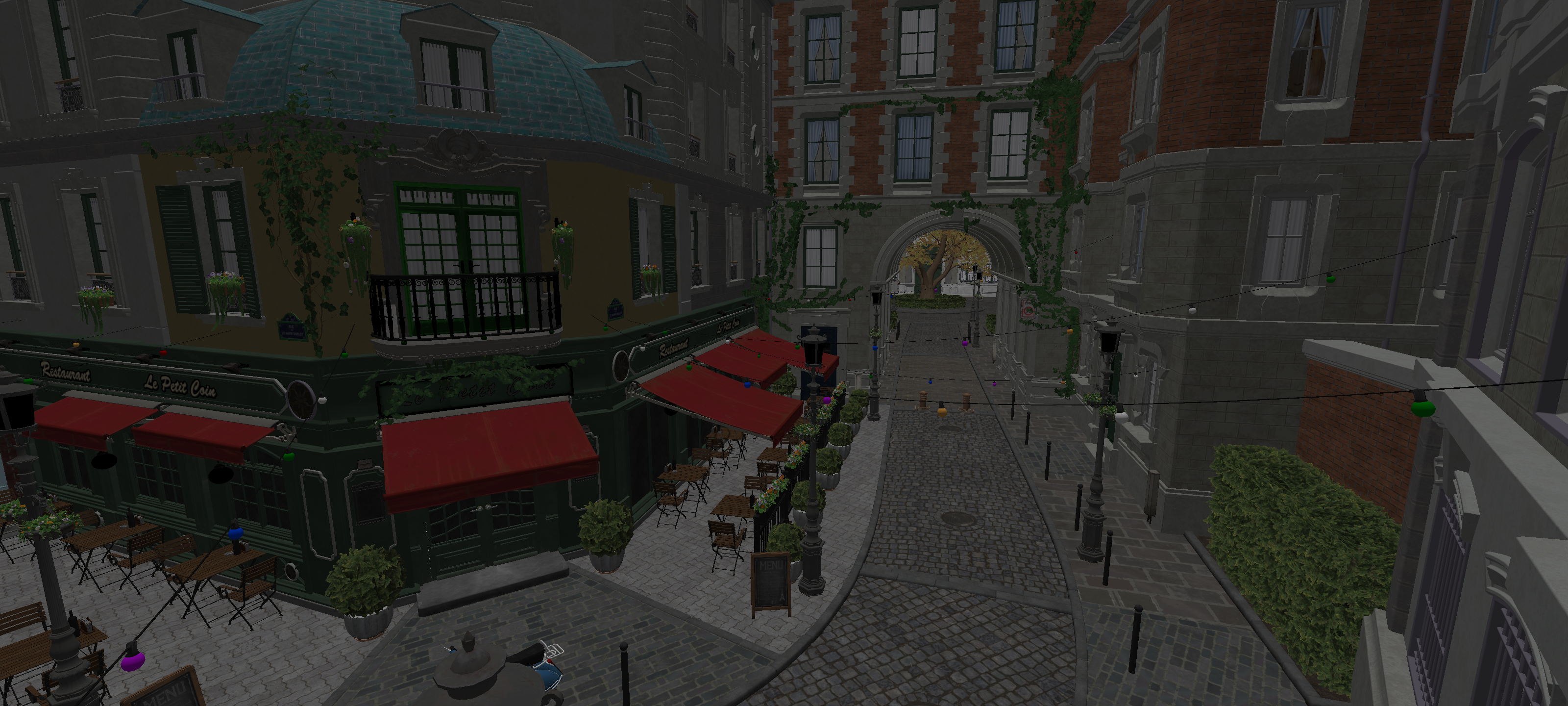 Original Texture: Bistro Exterior