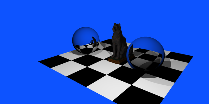 Demo: Tiger Statue (Hard Shadow)